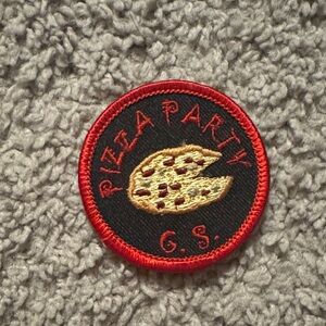 Vintage Girl Scouts Pizza Party Badge